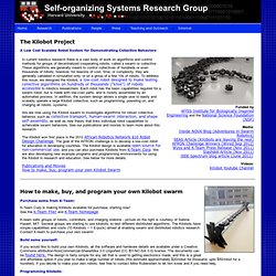 Self-organizing Systems Research Group