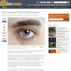 Eyes Reveal Sexual Orientation