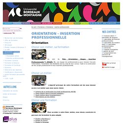 Orientation - insertion professionnelle - Université Michel de Montaigne Bordeaux 3