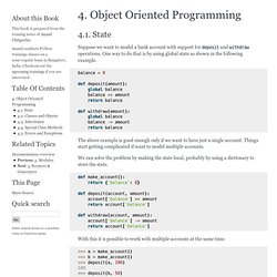 5. Object Oriented Programming — Python Practice Book