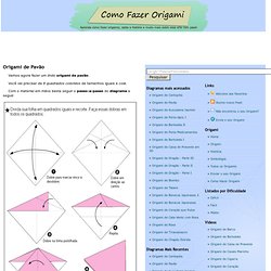 Origami de Pavão - Como Fazer Origami
