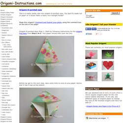 Origami 8-pointed Vase Folding Instructions