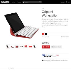 Origami Workstation for iPad and Wireless Keyboard by Incase