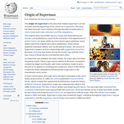 Origin of Superman - Wikipedia