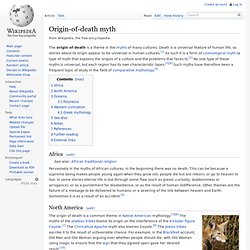 Origin-of-death myth