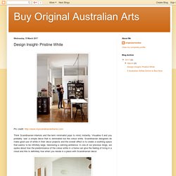 Buy Original Australian Arts: Design Insight- Pristine White