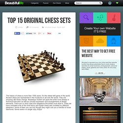 Top 15 Original Chess Sets