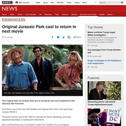 Original Jurassic Park cast to return in next movie