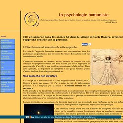 origine de la psychologie humaniste