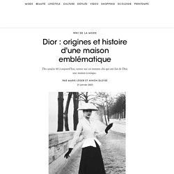 Découvrez Dior, une marque prestigieuse du luxe français fondée par Christian Dior