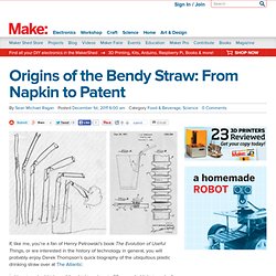 Origins of the Bendy Straw: From Napkin to Patent