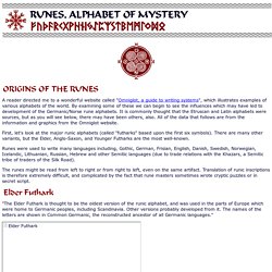 Origins of the Runes
