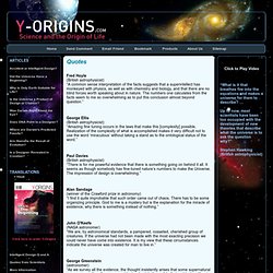 Y-Origins.com - Science and the Origin of Life