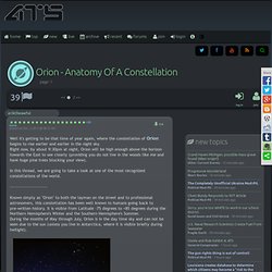 Orion - Anatomy Of A Constellation