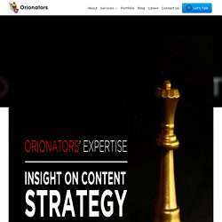 Orionators’ expertise insights on content strategy trends ideal for 2nd half of 2020