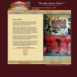 Surrey&#039;s Juice Bar in New Orleans - &quot;An Original refre