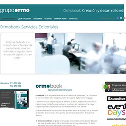 Ormobook Servicios Editoriales - Grupo Ormo