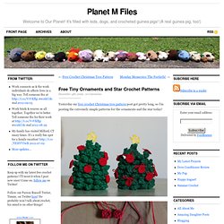 Free Tiny Ornaments and Star Crochet Patterns