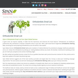 Orthodontists Mailing Database