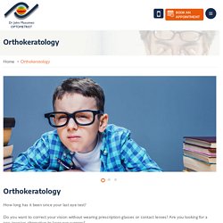 Orthokeratology Services