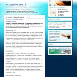 Syndrome rotulien - www.orthopedie-brest.fr/information-medicales/genou/syndrome-rotulien.html