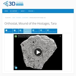 Orthostat, Mound of the Hostages, Tara