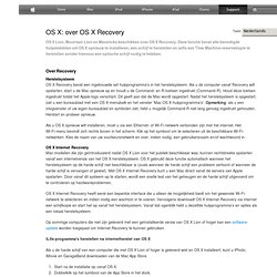 OS X: over OS X Recovery