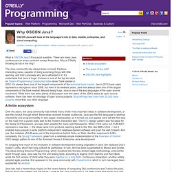 Why OSCON Java?