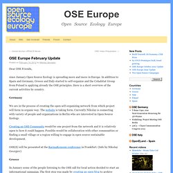 OSE Europe February Update