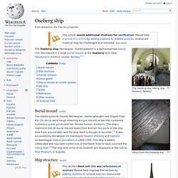 Oseberg ship