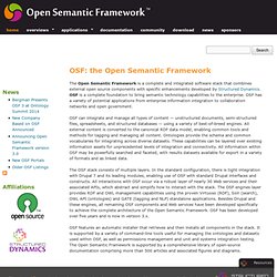 Open source data structs and semantic frameworks