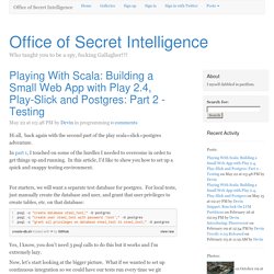 OSI: Office of Secret Intelligence