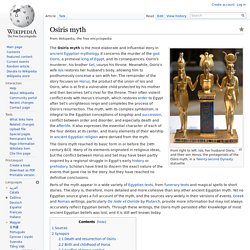 Osiris myth