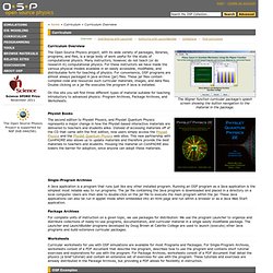 OSP Curriculum Curriculum Overview
