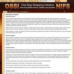 OSSI - Internships for Students