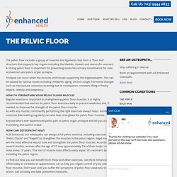 The Pelvic Floor - B Enhanced Health