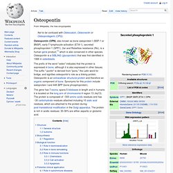 Osteopontin - Wiki