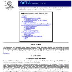 Ostia - Introduction