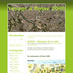 OSTIE - Histoire de la ville - Voyage à Rome 2009