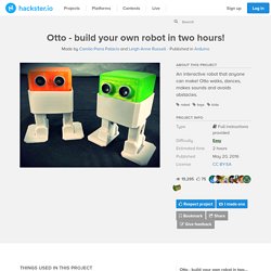 Otto - build your own robot in two hours!