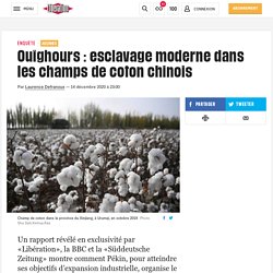 Ouïghours: esclavage moderne dans les champs de coton chinois