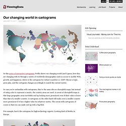 Our changing world in cartograms