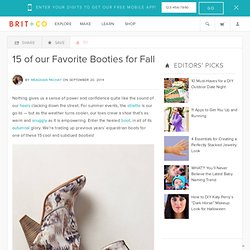 15 of our Favorite Booties for Fall