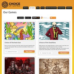 Our Games Archive - Choice of Games