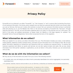 Our Privacy Policy