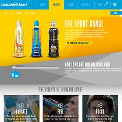 Lucozade - The Science - Sport hydrates fuels