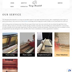 Our Service - Gary Piano