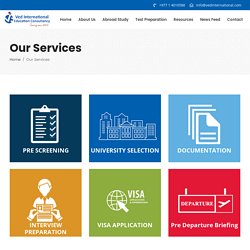 Our Services - Ved International