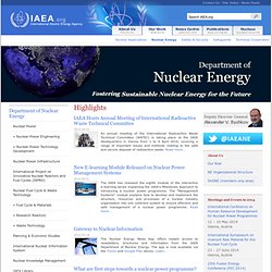 Our Work: Nuclear Energy