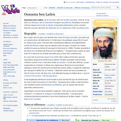 Oussama ben Laden - Vikidia, l’encyclopédie des 8-13 ans